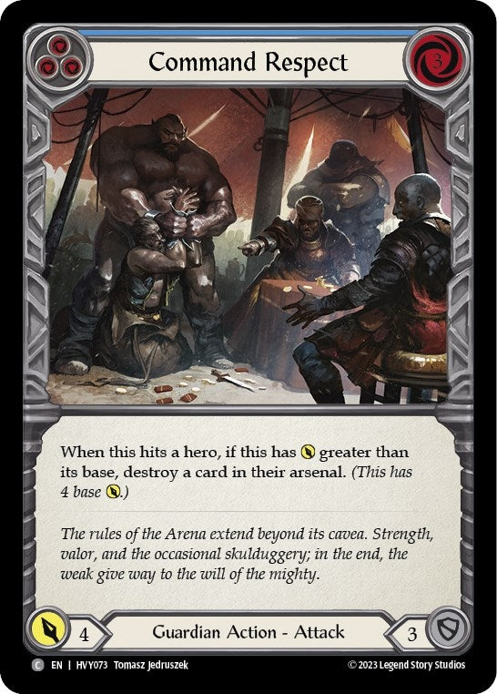 Image for Command Respect (Blue) [Heavy Hitters]