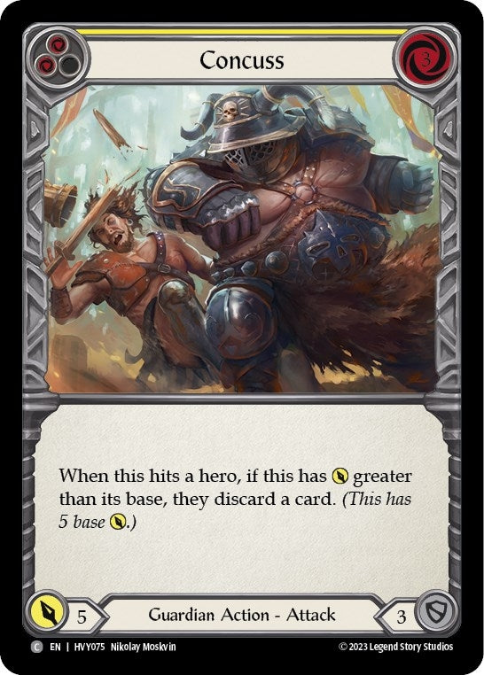Image for Concuss (Yellow) [Heavy Hitters]