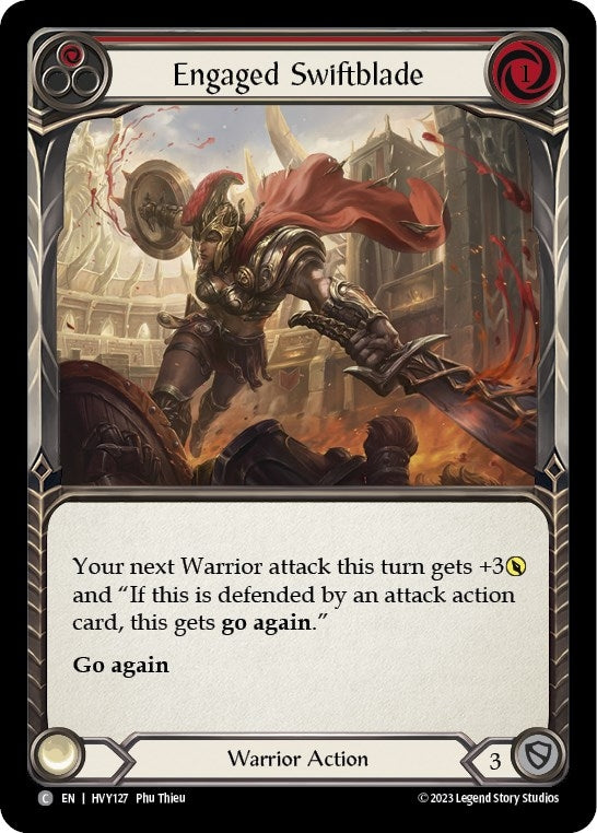 Image for Engaged Swiftblade (Red) [Heavy Hitters]