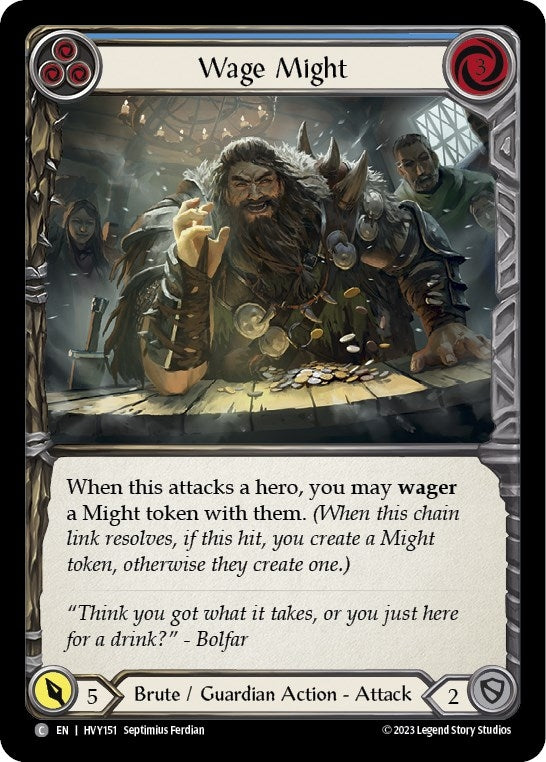 Image for Wage Might (Blue) [Heavy Hitters]