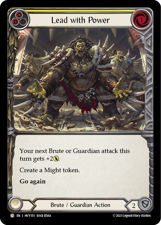 Image for Lead with Power (Yellow) [Heavy Hitters]