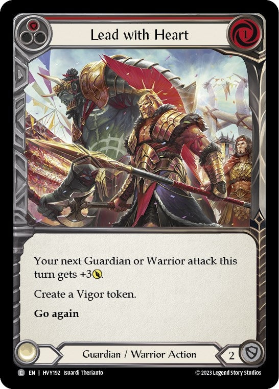 Image for Lead with Heart (Red) [Heavy Hitters]