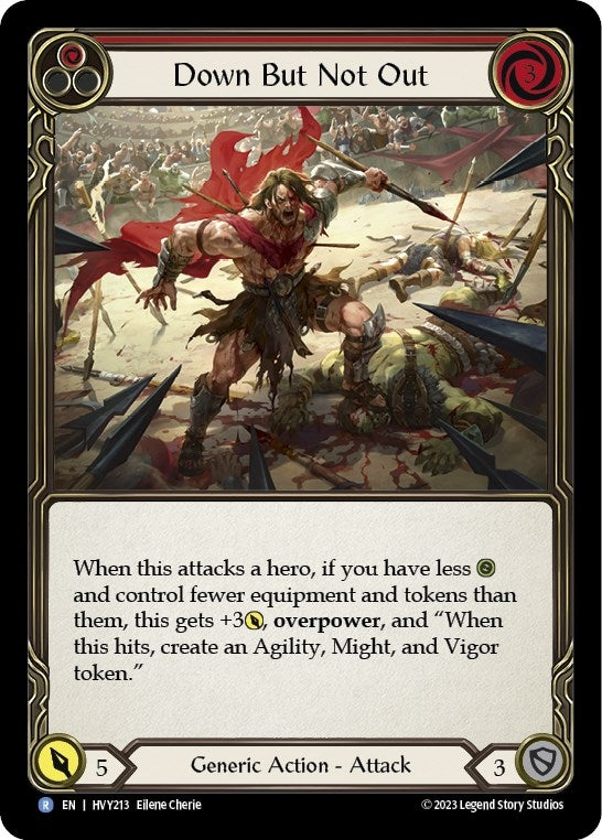 Image for Down But Not Out (Red) [Heavy Hitters]
