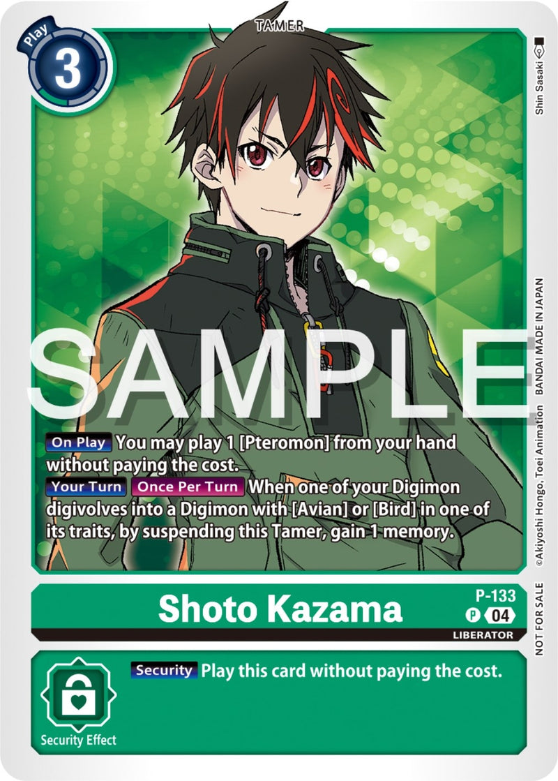 Image for Shoto Kazama (Digimon Liberator Promotion Pack) [Digimon Promotion Cards]