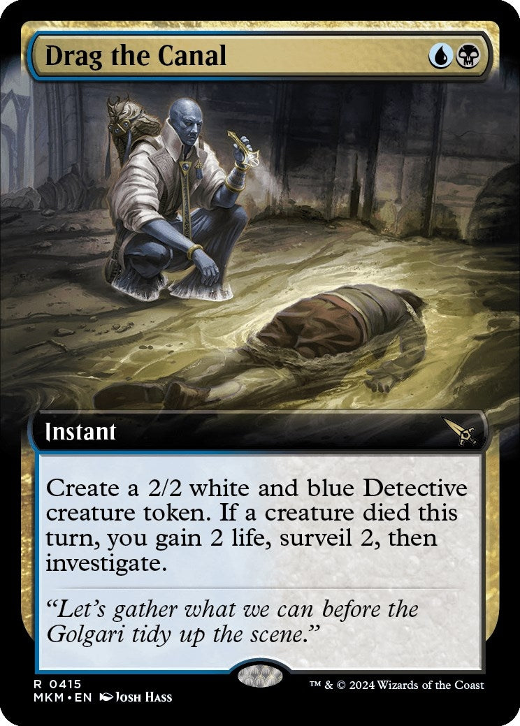 Drag the Canal Extended Art (415) [MKM]