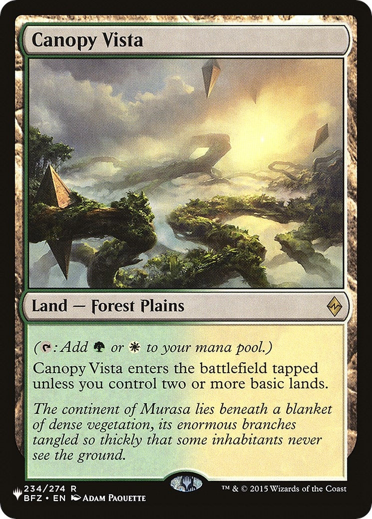 Canopy Vista (234) [LIST]