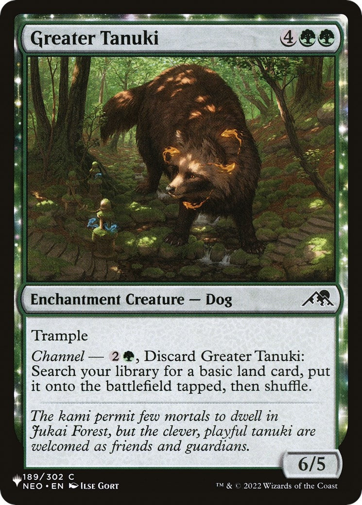Greater Tanuki (189) [LIST]