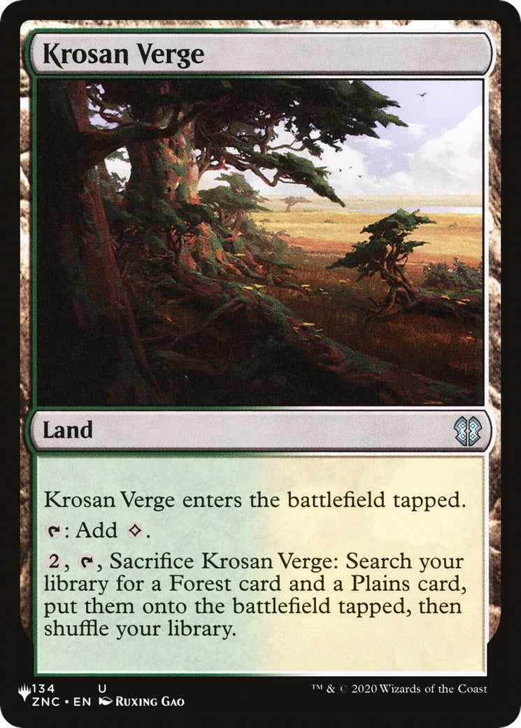 Krosan Verge ZNC (134) [LIST]