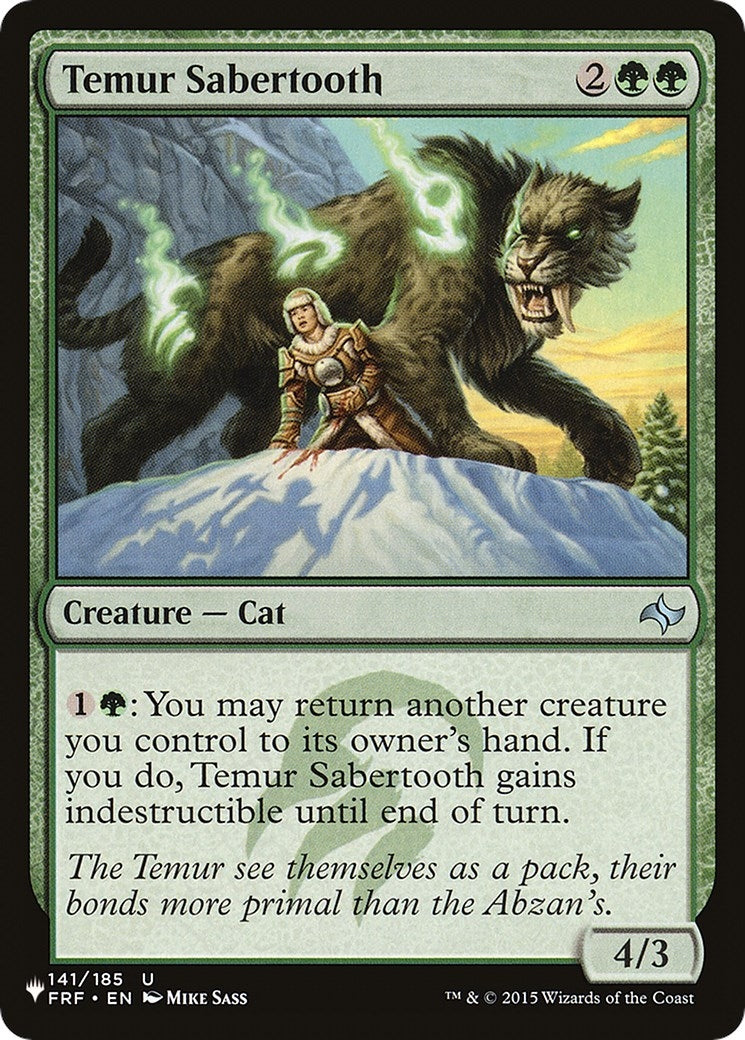 Temur Sabertooth (141) [LIST]