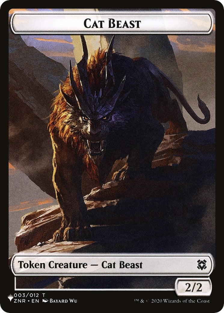 Cat Beast Rat Double Sided Token (3 // 3) [LIST]