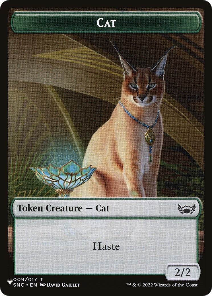 Cat 009 Dog Double Sided Token (9 // 10) [LIST]