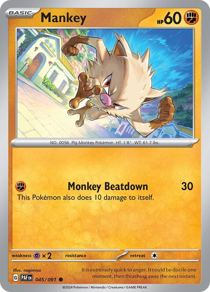 Mankey 045 091 (045/091) [PAF]
