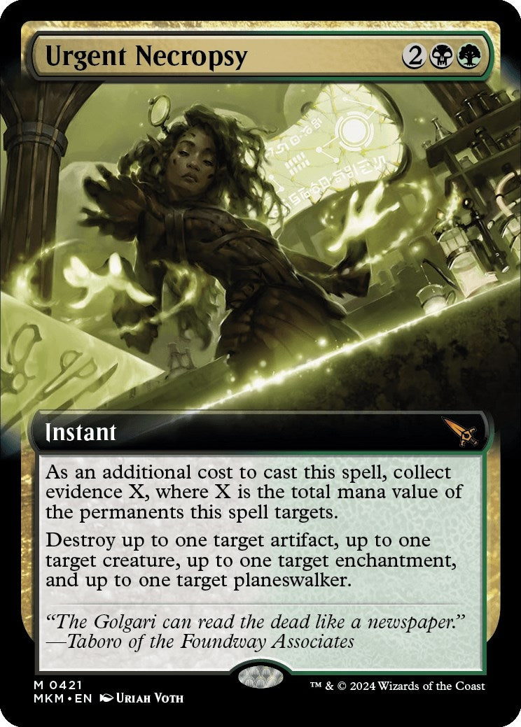 Urgent Necropsy Extended Art (421) [MKM]