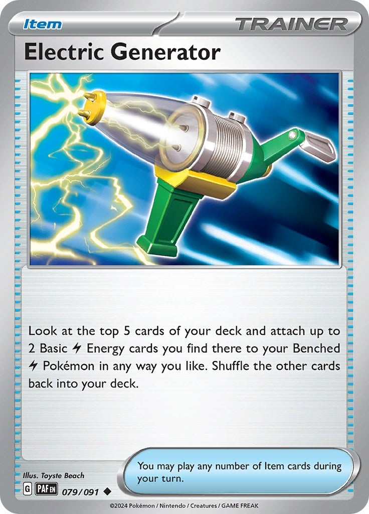 Electric Generator (079/091) (SV: Paldean Fates)