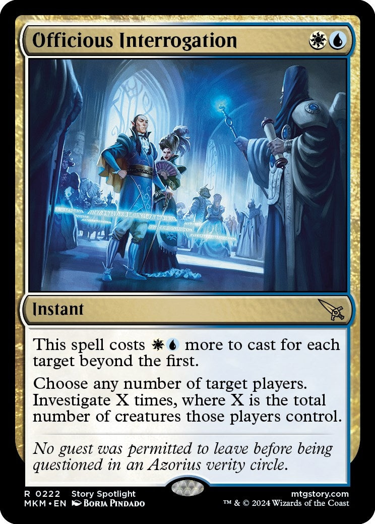 Officious Interrogation (222) [MKM]