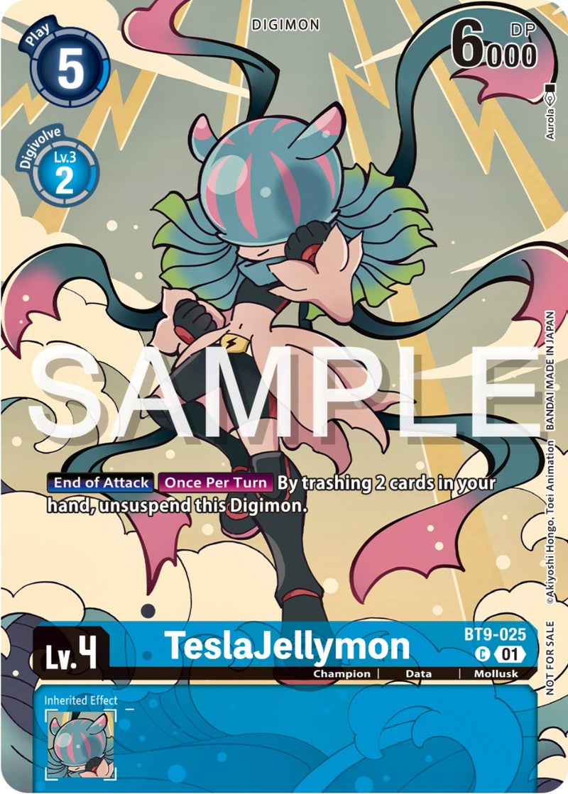 Image for TeslaJellymon (Digimon Illustration Competition Pack 2023) [X Record]