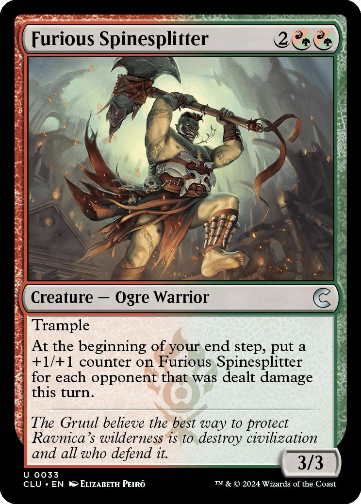 Furious Spinesplitter (33) [CLU]