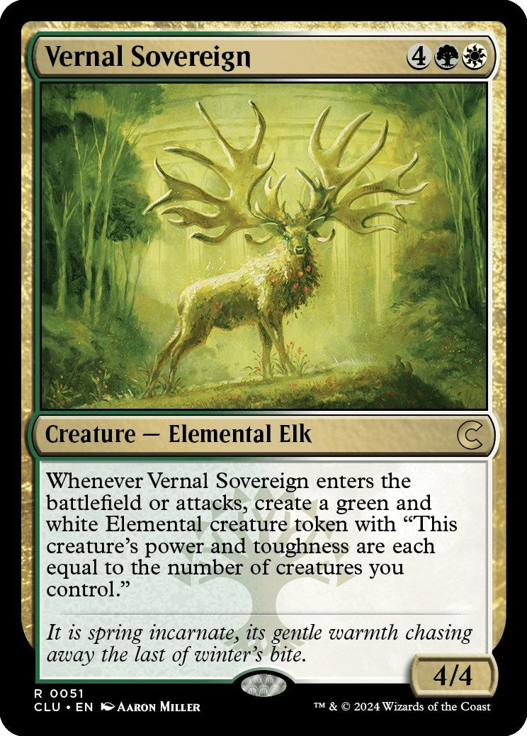 Vernal Sovereign (51) [CLU]