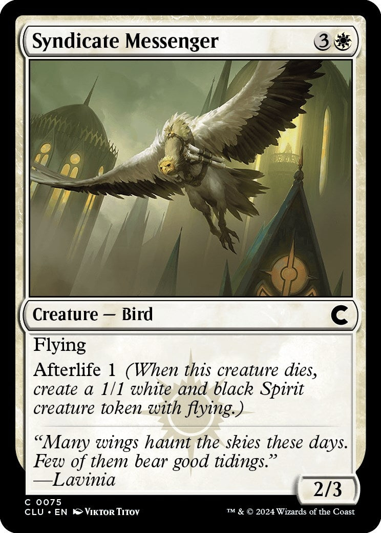 Syndicate Messenger (75) [CLU]