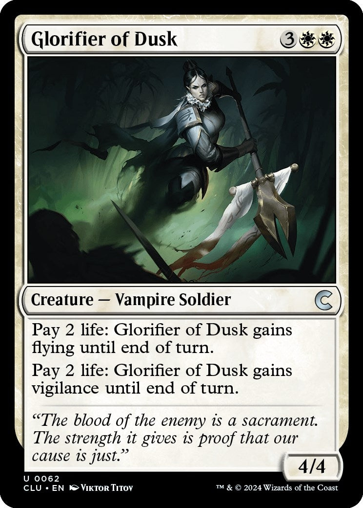 Glorifier of Dusk (62) [CLU]