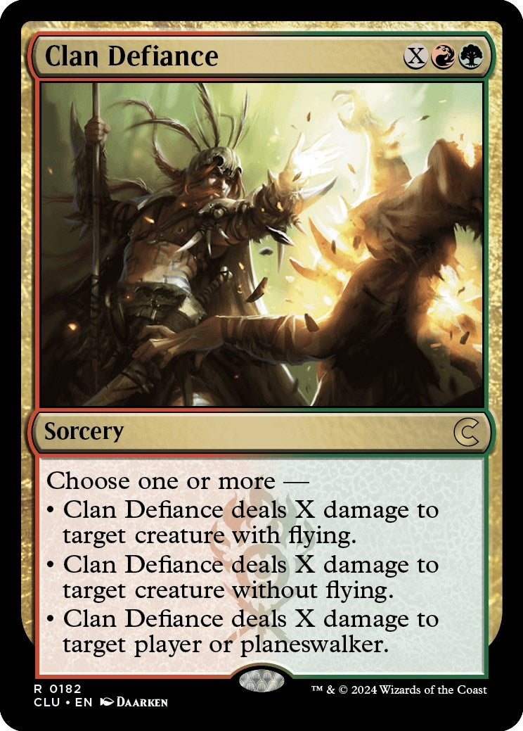 Clan Defiance [Ravnica: Clue Edition]