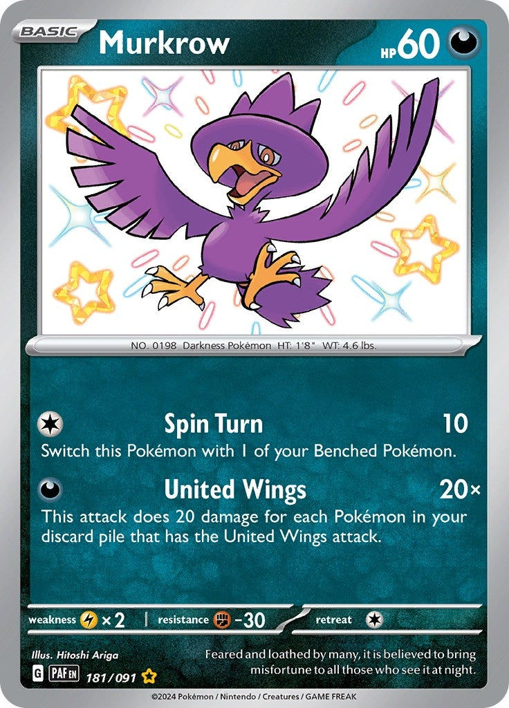 Murkrow (181/091) [PAF]