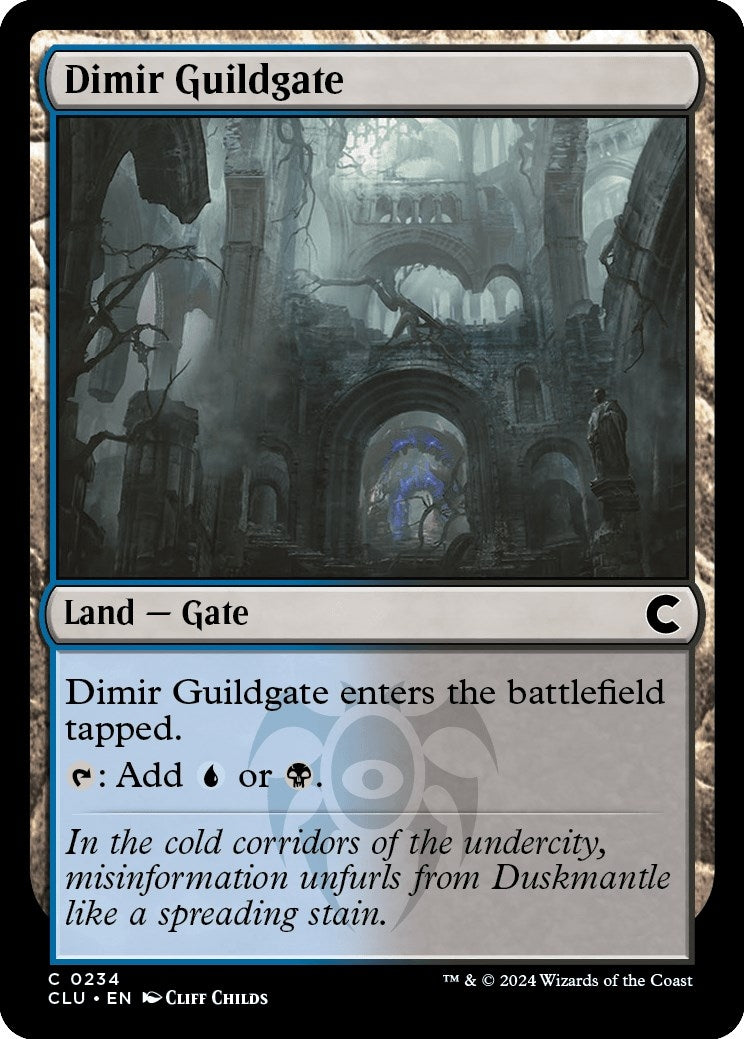 Dimir Guildgate (234) [CLU]