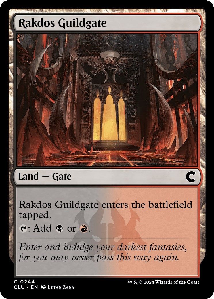 Rakdos Guildgate (244) [CLU]