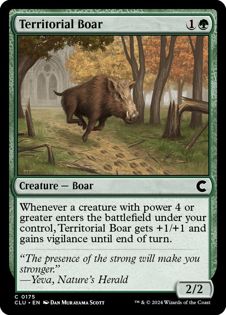 Territorial Boar (175) [CLU]