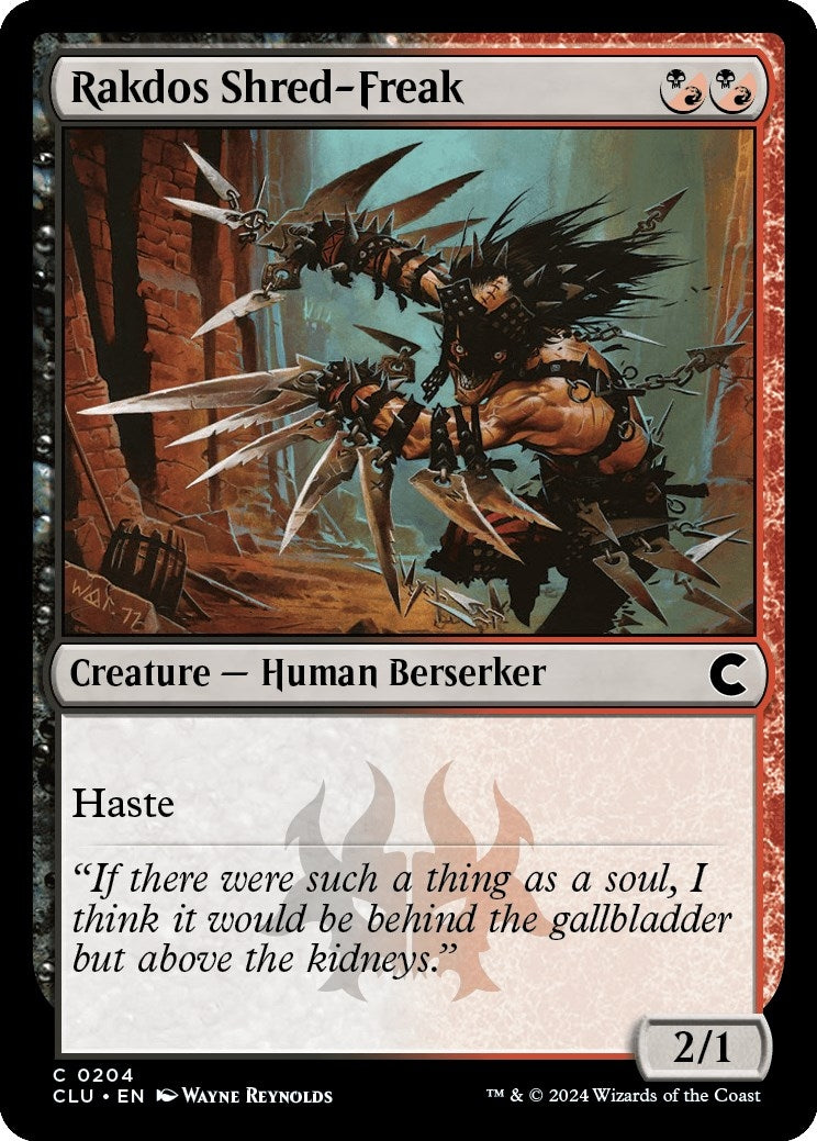 Rakdos Shred Freak (204) [CLU]