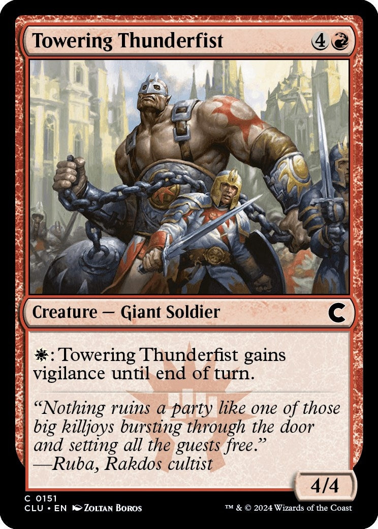 Towering Thunderfist (151) [CLU]