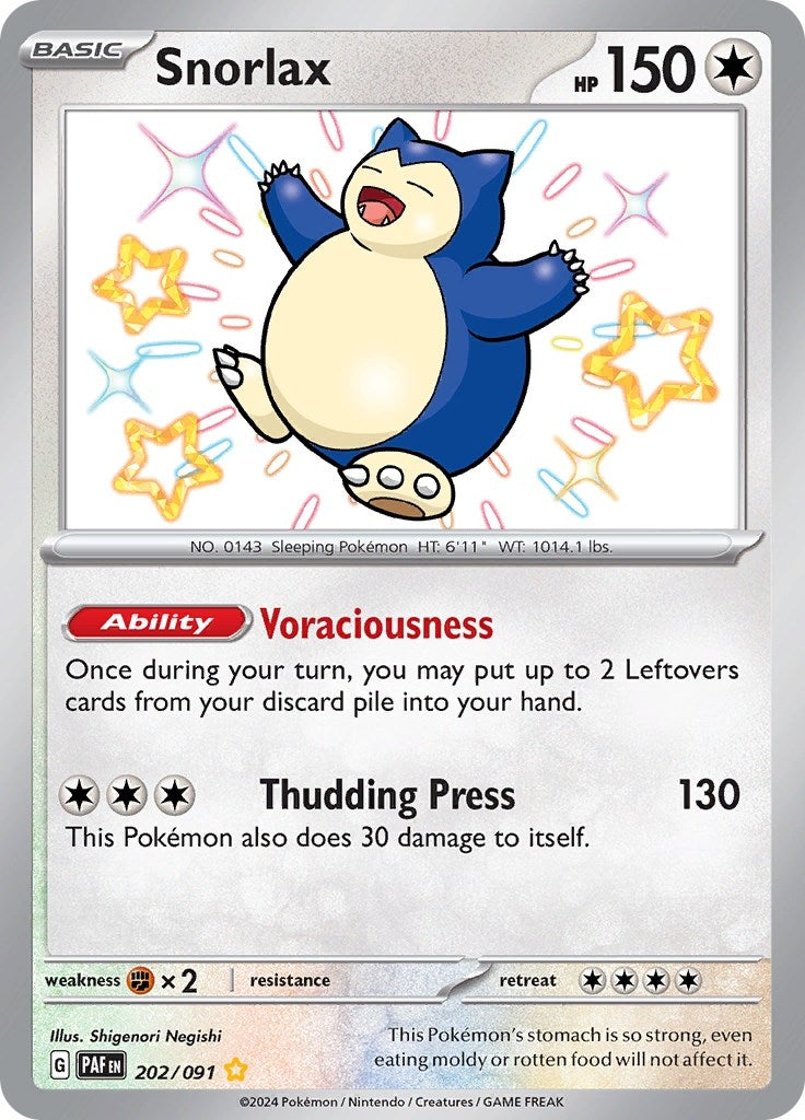 Snorlax (202/091) [PAF]