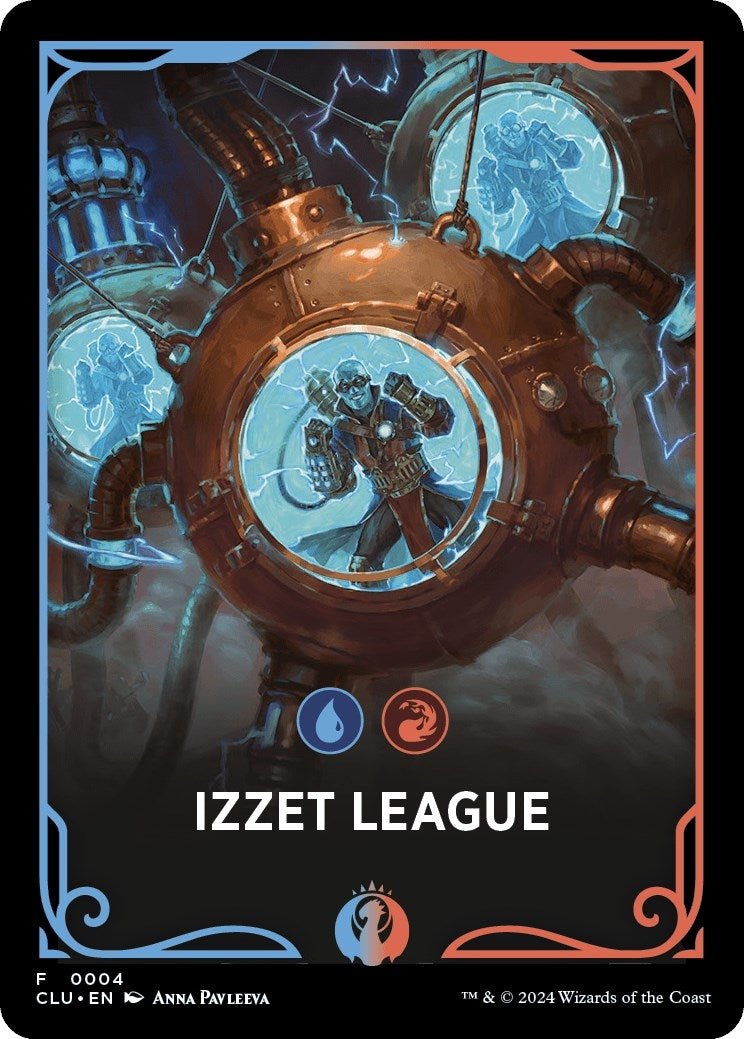 Izzet League Theme Card (4) [CLU]
