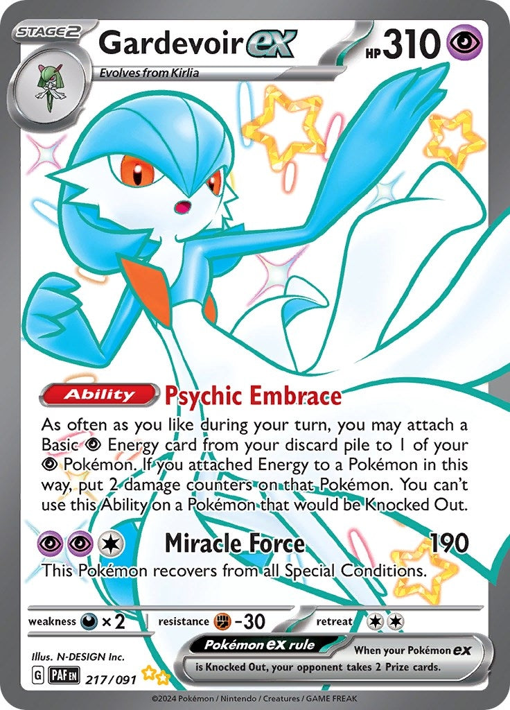 Gardevoir ex 217 091 (217/091) [PAF]