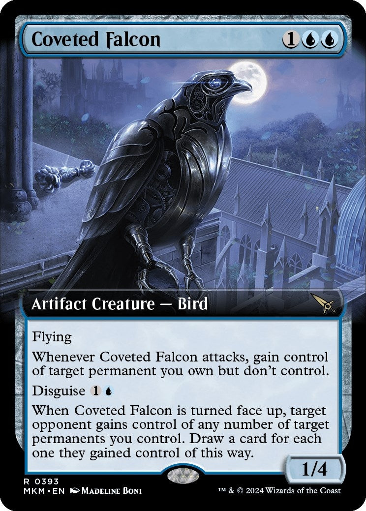 Coveted Falcon Extended Art (393) [MKM]