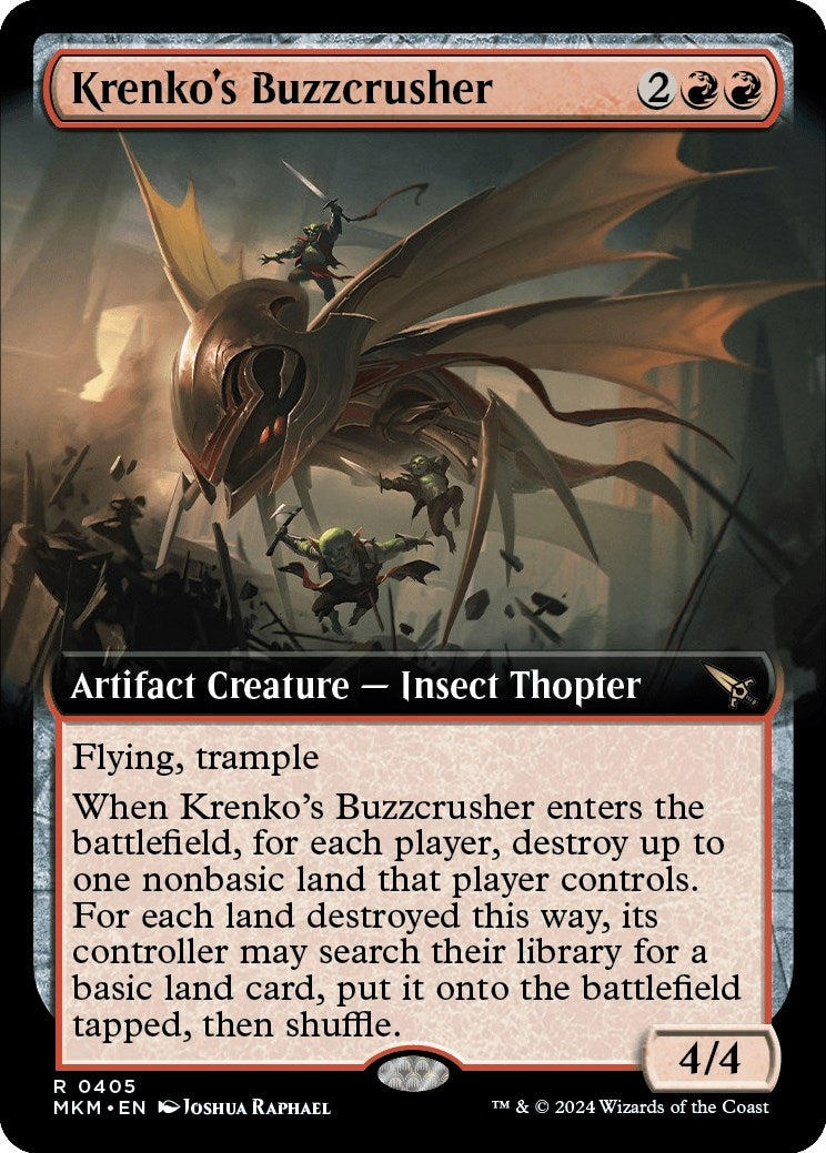 Krenkos Buzzcrusher Extended Art (405) [MKM]