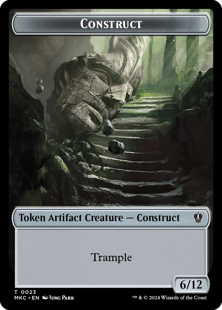 Construct Soldier Double Sided Token (23 // 3) [MKC]