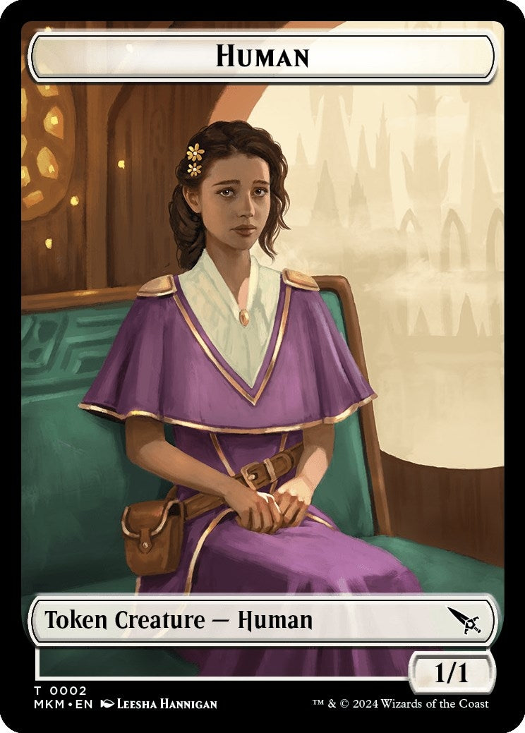Human Ogre Double Sided Token (2 // 14) [MKC]