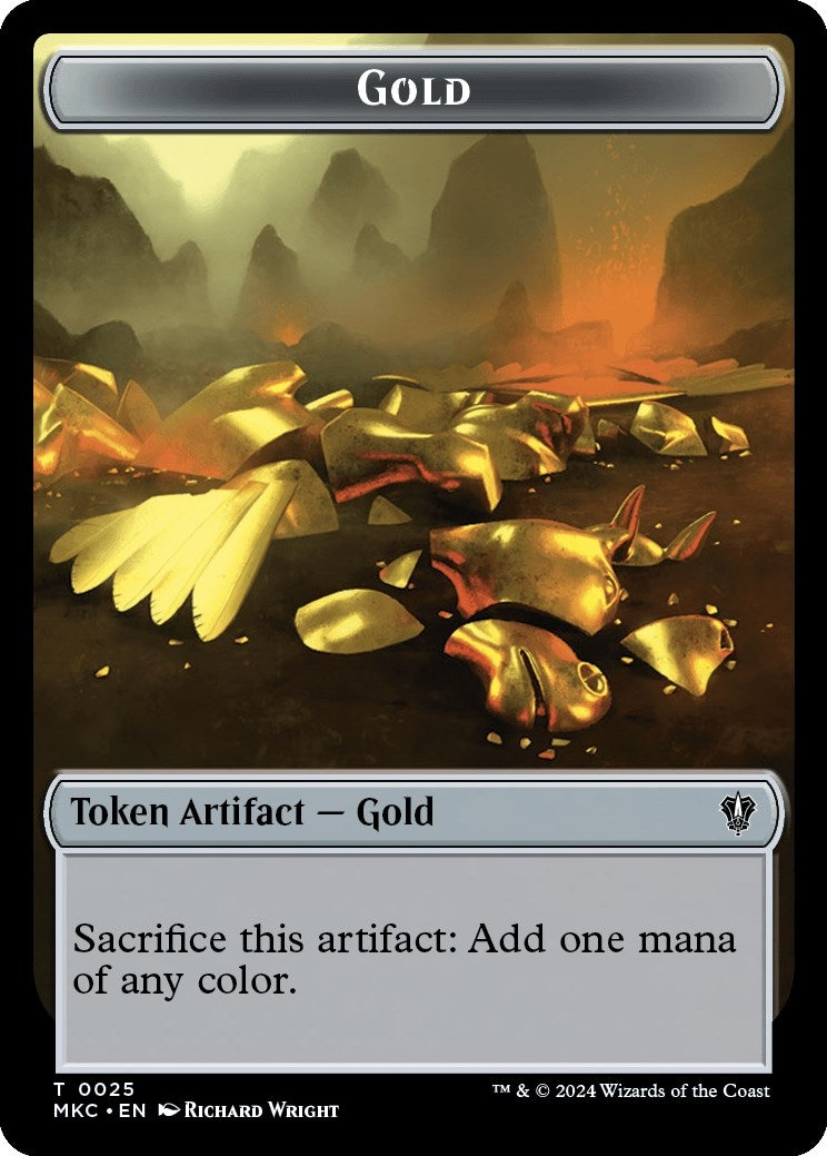 Gold Treasure Double Sided Token (25 // 26) [MKC]