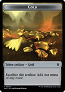 Gold Kobolds of Kher Keep Double Sided Token (25 // 12) [MKC]
