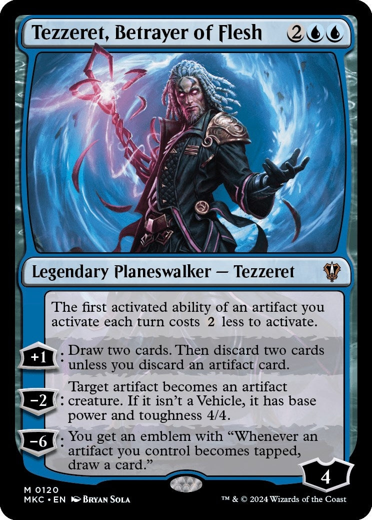 Tezzeret Betrayer of Flesh (120) [MKC]