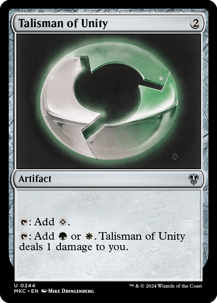 Talisman of Unity (244) [MKC]