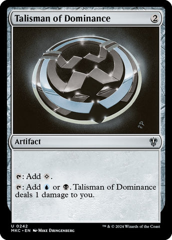 Talisman of Dominance (242) [MKC]