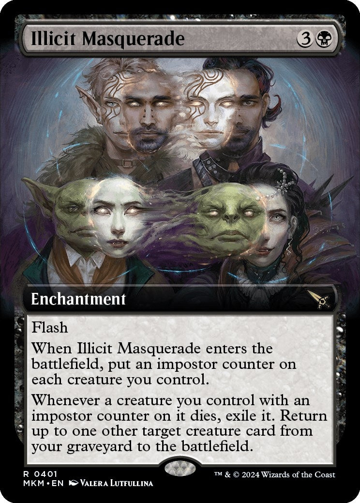 Illicit Masquerade Extended Art (401) [MKM]