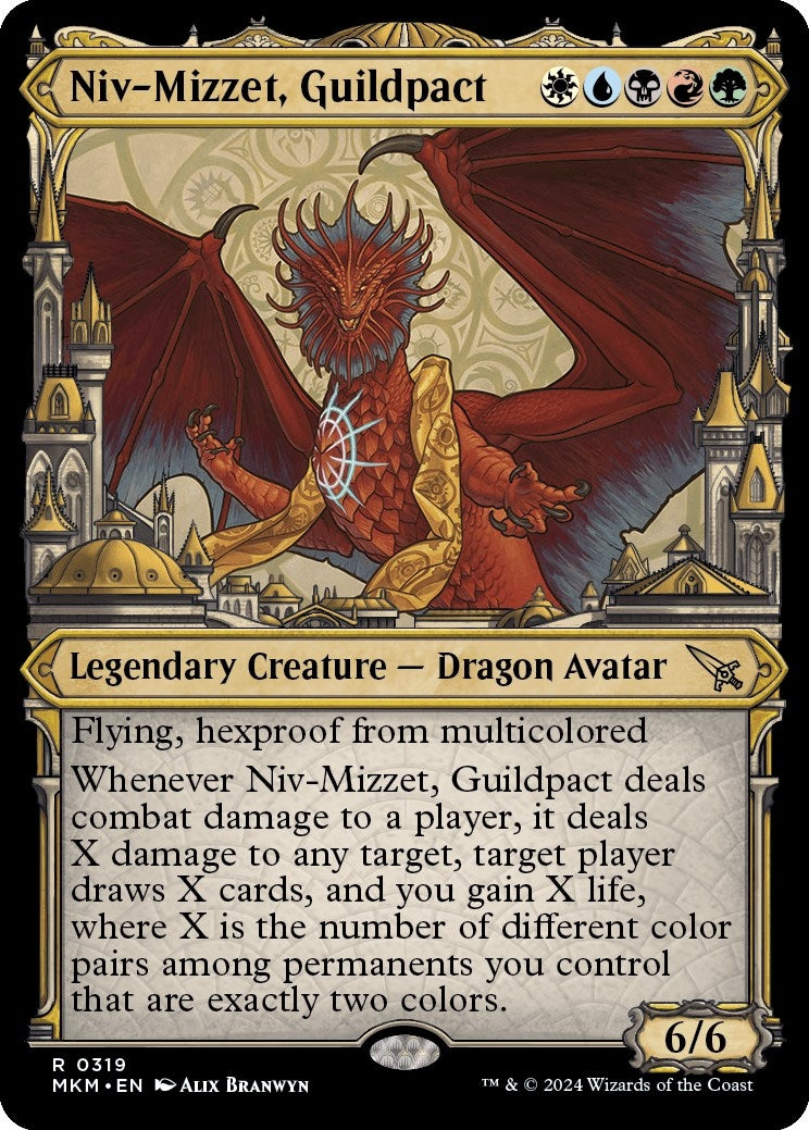 Niv Mizzet Guildpact Showcase 319 (319) [MKM]