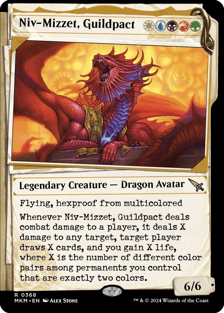 Niv Mizzet Guildpact Showcase 368 (368) [MKM]