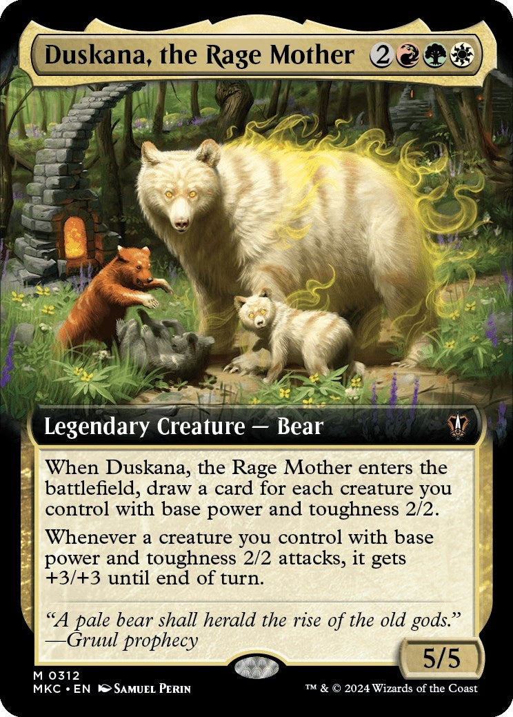 Duskana the Rage Mother Extended Art (312) [MKC]