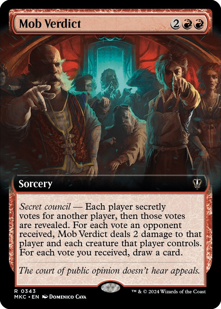 Mob Verdict (Extended Art) [Murders at Karlov Manor Commander]
