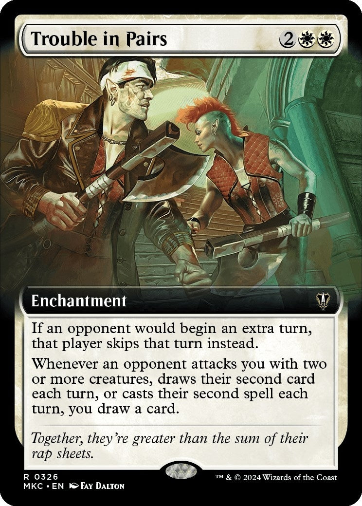 Trouble in Pairs Extended Art (326) [MKC]