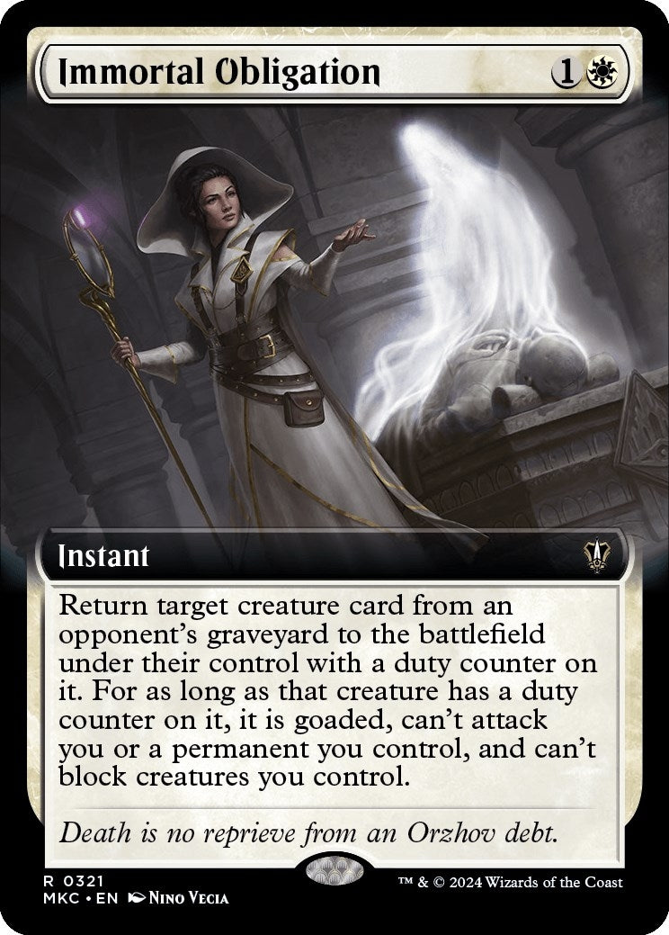 Immortal Obligation Extended Art (321) [MKC]